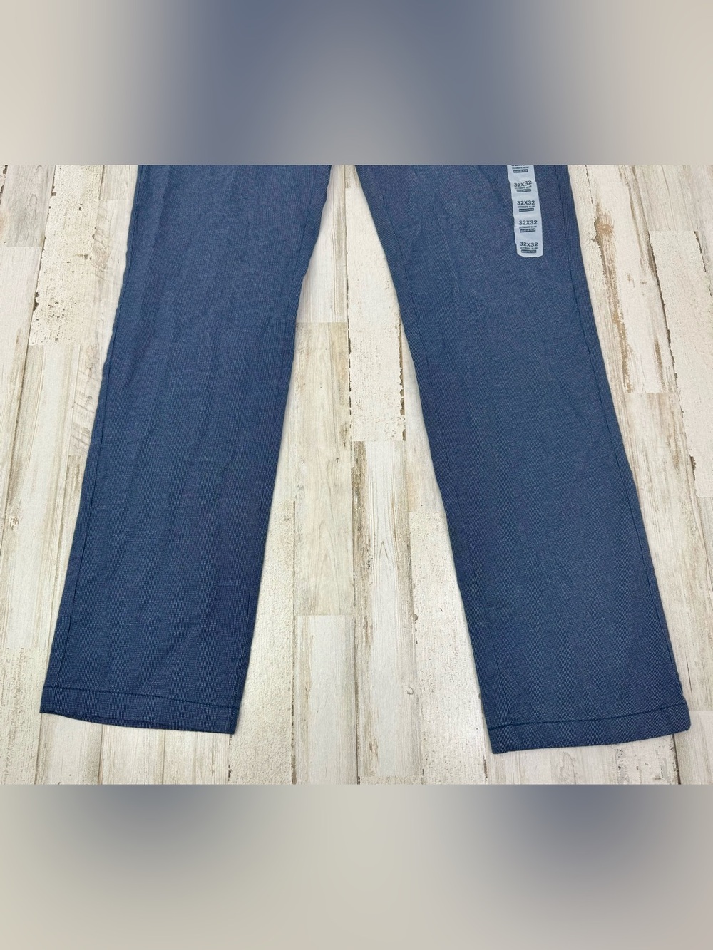 Old Navy Ultimate Slim Built-In Flex Chino Pants Mens 34x32 Blue Stretch Casual - Picture 3 of 11